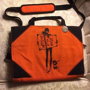 IZAK crossbody Laptop Bag unique.